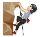 Person Climbing: Light Skin Tone on LG Velvet