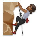 Person Climbing: Medium-Dark Skin Tone on LG Velvet