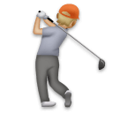 Person Golfing: Medium-Light Skin Tone on LG Velvet