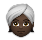 Person Wearing Turban: Dark Skin Tone on LG Velvet
