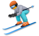 Skier on LG Velvet
