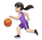 Woman Bouncing Ball: Light Skin Tone on LG Velvet