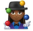 Woman Juggling: Medium-Dark Skin Tone on LG Velvet