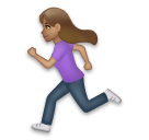 Woman Running: Medium Skin Tone on LG Velvet