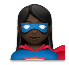 Woman Superhero: Dark Skin Tone on LG Velvet