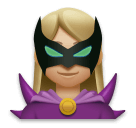 Woman Supervillain: Medium-Light Skin Tone on LG Velvet