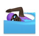 Woman Swimming: Dark Skin Tone on LG Velvet