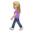 Woman Walking: Medium-Light Skin Tone on LG Velvet