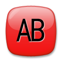 AB Button (Blood Type) on LG G3