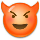 Smiling Face with Horns on LG G4