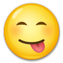 Face Savoring Food on LG G5