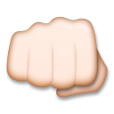 Oncoming Fist: Light Skin Tone on LG G5