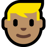 Man: Medium Skin Tone, Blond Hair on Microsoft Windows 10 Fall Creators Update