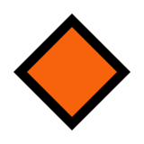Small Orange Diamond on Microsoft Windows 10 Fall Creators Update