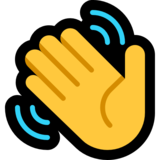 Waving Hand on Microsoft Windows 10 April 2018 Update