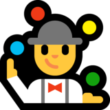 Person Juggling on Microsoft Windows 10 October 2018 Update