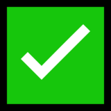 Check Mark Button on Microsoft Windows 10 October 2018 Update