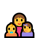 Family: Woman, Baby, Girl on Microsoft Windows 10 May 2019 Update