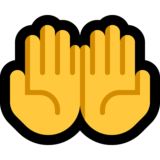 Palms Up Together on Microsoft Windows 10 May 2019 Update