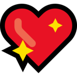 Sparkling Heart on Microsoft Windows 10 May 2019 Update