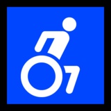Wheelchair Symbol on Microsoft Windows 10 May 2019 Update