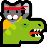 Dino Cat on Microsoft Windows 11
