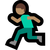 Man Running: Medium Skin Tone on Microsoft Windows 11