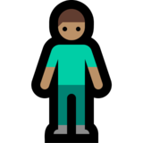 Man Standing: Medium Skin Tone on Microsoft Windows 11
