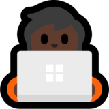 Technologist: Dark Skin Tone on Microsoft Windows 11