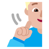 Deaf Man: Medium-Light Skin Tone on Microsoft Windows 11 November 2021 Update