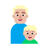 Family - Man: Medium-Light Skin Tone, Boy: Medium-Light Skin Tone on Microsoft Windows 11 November 2021 Update