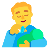 Man Feeding Baby on Microsoft Windows 11 November 2021 Update