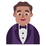 Man in Tuxedo: Medium Skin Tone on Microsoft Windows 11 November 2021 Update