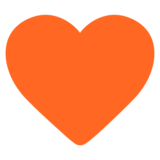 Orange Heart on Microsoft Windows 11 November 2021 Update