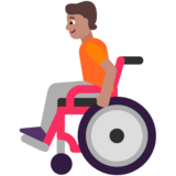 Person in Manual Wheelchair: Medium Skin Tone on Microsoft Windows 11 November 2021 Update