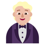 Person in Tuxedo: Medium-Light Skin Tone on Microsoft Windows 11 November 2021 Update