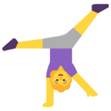 Woman Cartwheeling on Microsoft Windows 11 November 2021 Update
