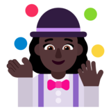 Woman Juggling: Dark Skin Tone on Microsoft Windows 11 November 2021 Update