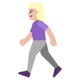 Woman Walking: Medium-Light Skin Tone on Microsoft Windows 11 November 2021 Update