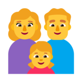 Family: Woman, Man, Girl on Microsoft Windows 11 22H2