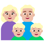 Family - Woman: Medium-Light Skin Tone, Man: Medium-Light Skin Tone, Boy: Medium-Light Skin Tone, Boy: Medium-Light Skin Tone on Microsoft Windows 11 22H2