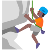 Person Climbing: Medium-Dark Skin Tone on Microsoft Windows 11 22H2