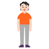 Person Standing: Light Skin Tone on Microsoft Windows 11 22H2