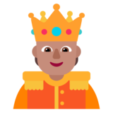 Person with Crown: Medium Skin Tone on Microsoft Windows 11 22H2