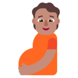 Pregnant Person: Medium Skin Tone on Microsoft Windows 11 22H2