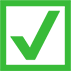 Check Box with Check on Microsoft Windows 10