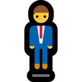 Person in Suit Levitating on Microsoft Windows 10 Anniversary Update