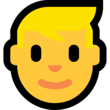 Man: Blond Hair on Microsoft Windows 10 Creators Update
