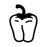 Bell Pepper on Noto Emoji Font 15.0