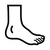 Foot on Noto Emoji Font 15.0